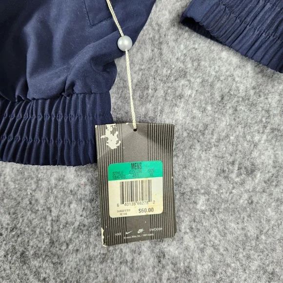 Nike Golf Pullover V Neck Windbreaker Jacket Mens Blue Navy XL Zipper Pocket NWT - Picture 6 of 12
